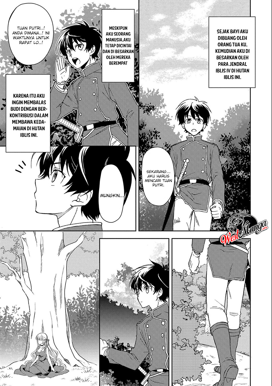 Ningen Dakedo Maougun Shitennou Ni Sodaterareta Ore Wa, Maou No Musume Ni Aisare Shihai Zokusei No K chapter 1